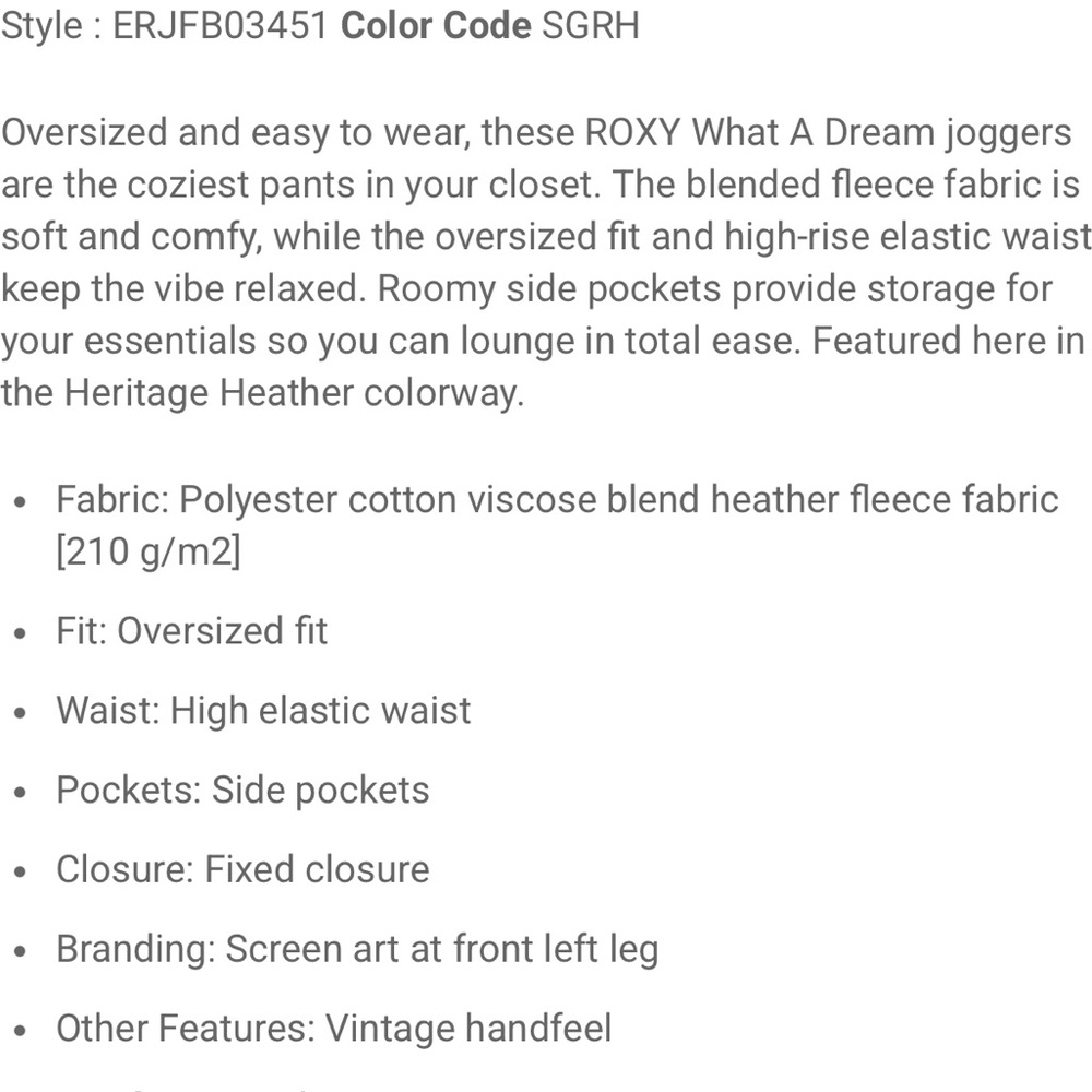 Roxy Dream Catcher Wide Leg Pants - Picture 9 of 9